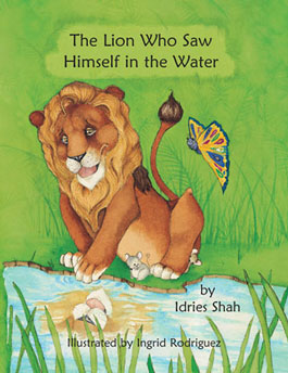 The cover for The Lion Who Saw Himself in the Water